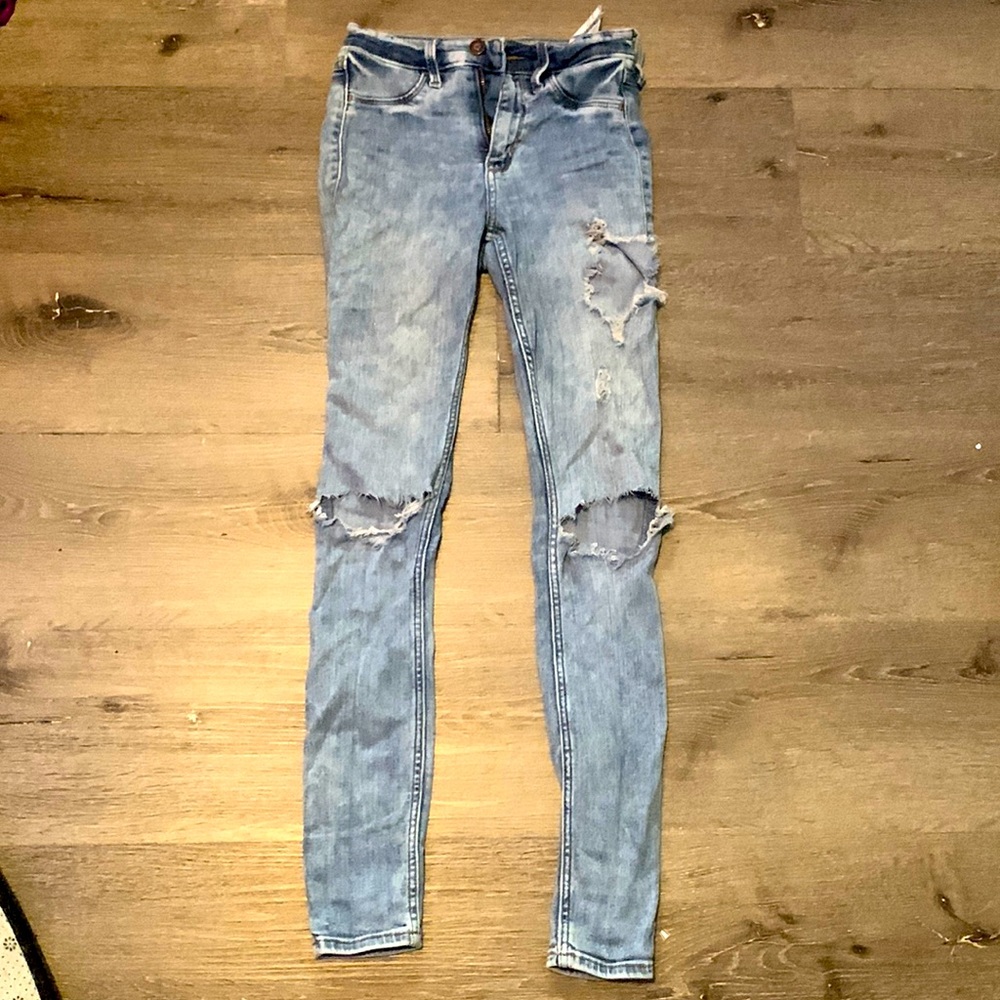 hollister high rise jean leggings 00
